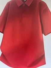 T-shirt rossa in seta