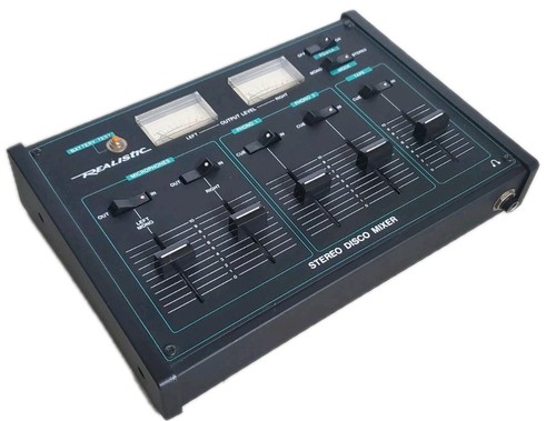 Mixer audio discoteca stereo
