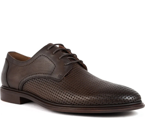 Marrone casual chiuso formale - marrone,