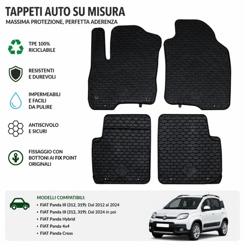 Tappetini fiat panda iii - fiat,