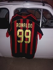 Maglia L Milan 2006/07 Ronaldo Home Il Fenomeno Perfetta