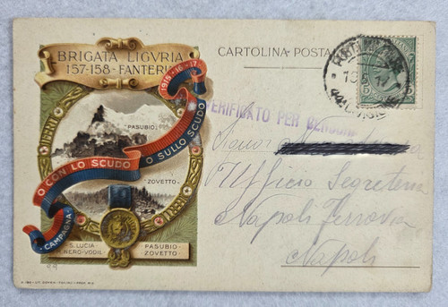 Cartolina reggimentali - cartolina,