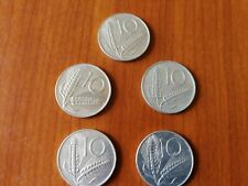 Dieci Lire Repubblica Italiana Anni '50/'60'/'70/'80