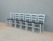 Lotto di sei sedie in stile