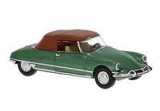 Brekina 14238 Citroen DS 19 Cabriolet, verde, anno 1963, 1:87, nuovo modello