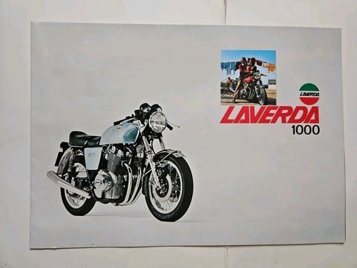 Depliant moto laverda 1000 - moto,