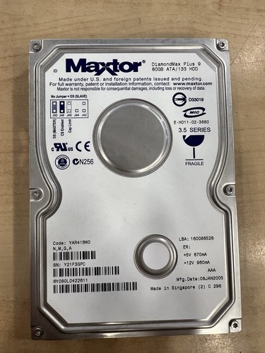 Maxtor diamondmax plus gb - maxtor, 80