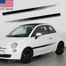Black racing stripe graphic - 2x,