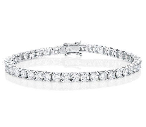 Bracciale tennis argento - bracciale,