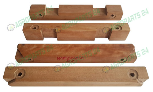Set guida legno - guida, pistone