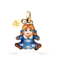 CIONDOLO BAMBOLA BLU GABRIELLA