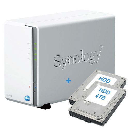 Synology ds223j nas bay - ds223j, 2-bay