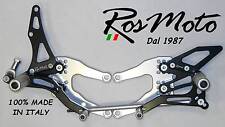 PEDANE ARRETRATE REARSETS KAWASAKI ZX10R 06-15 NERO BLACK