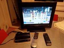 Tv color Shaub Lorenz 15 pollici 12 v e 220v con decoder  Strong digital terrest