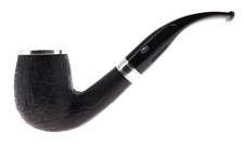 Pipa Chacom Baccara 43 sabbiata nera shape bent billiard parafiamma in alluminio