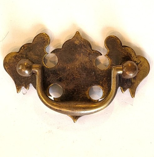 Maniglia piastra ottone