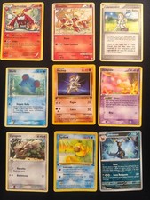 SET LOTTO 9 CARTE POKÉMON OLD