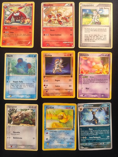Set lotto carte pokémon - set, 9