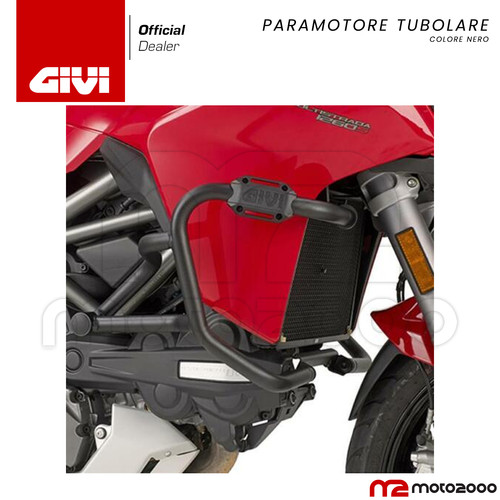 Paramotore tubolare 25mm - tubolare, nero