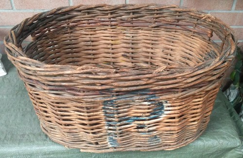 Cesta vimini antica fine - vimini,