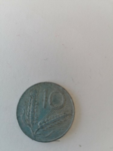 Moneta lire con spiga - moneta,