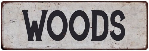 Insegna woods vintage - insegna,