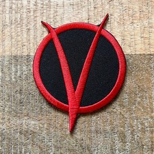 V For Vendetta Embroidered Sew