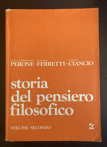 Storia del pensiero filosofico