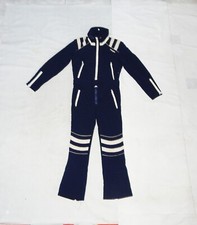 Tuta/salopette termica KLEPPER VINTAGE anni 70 adulti tutto in uno, taglia S blu