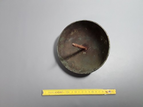 Vecchia campana orologio - vecchia,