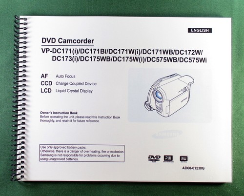 Samsung dc171 series - vp-dc171,