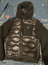 Giubbotto Blauer nero con logo sulla spalla