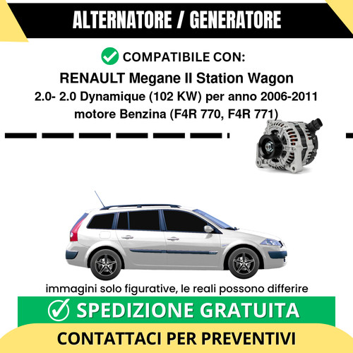 Alternatore renault megane - renault, ii