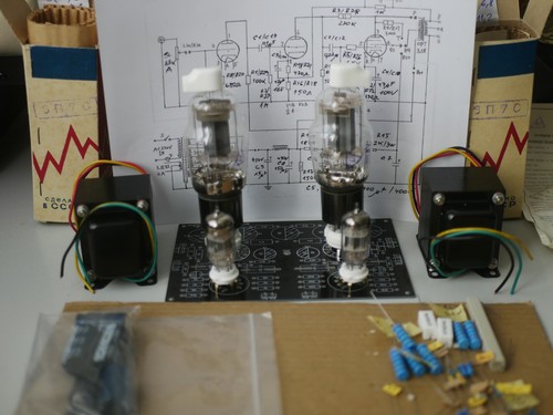 Amplificatore valvolare 8 - x,