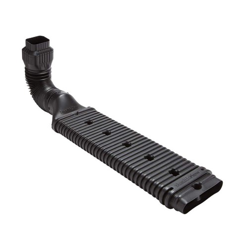Low profile downspout - low,