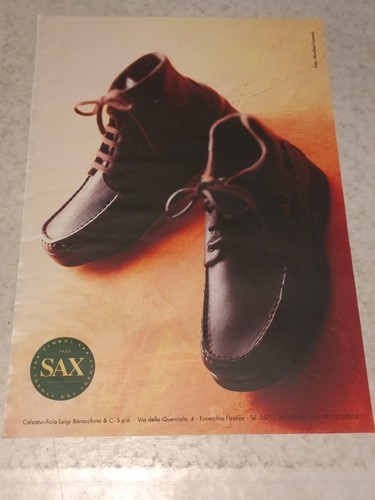 Ritaglio pubblicita sax shoes - ritaglio,