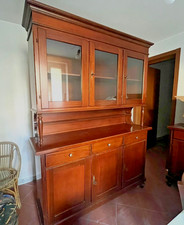 CREDENZA E VETRINA in legno in