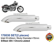 Set marmitte moto universali