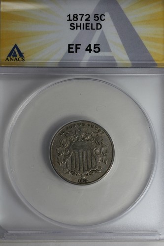1872 anacs 45 scudo - anacs,