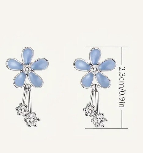 Orecchini perno floreale - orecchini, a