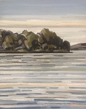 Dipinto olio paesaggio
