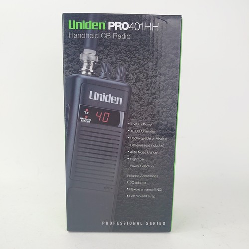 Uniden pro401hh radio - uniden,