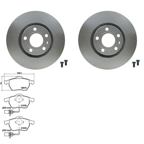 Hella set freni dischi 312mm - freni,