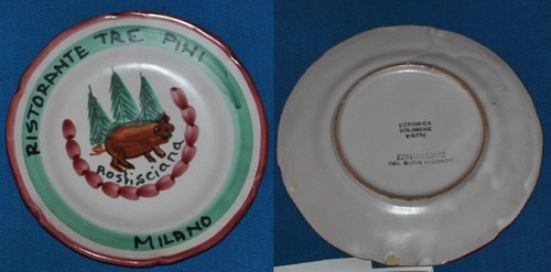 Piatto buon ricordo ristorante - piatto,