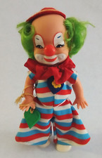 Bambola clown vintage, Ari, 1970, prodotta in Germania