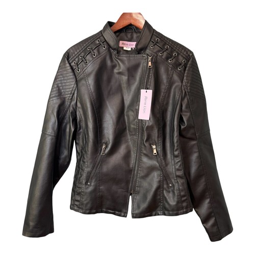 Giacca moto rene - rene, nera