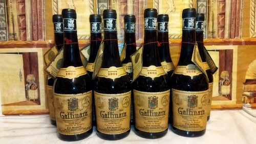 Vino 1961 gattinara - 1x,
