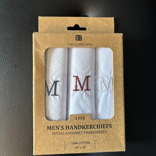 Embroidered 3 pack - “m”, 3-pack