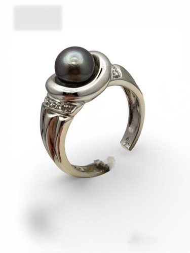 Anello oro bianco - , kt