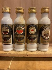 4 Bottiglie Mignon Casoni oro